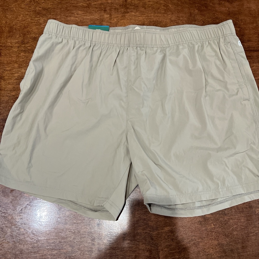 Men's Athletic Shorts in Tan